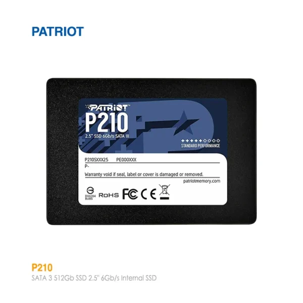 حافظه اس اس دی 512 گیگابایت پاتریوت P210