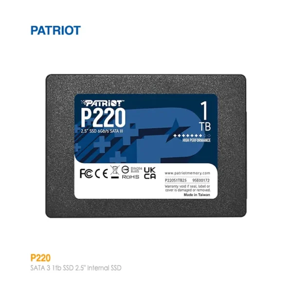 حافظه اس اس دی 1 ترابایت پاتریوت P220
