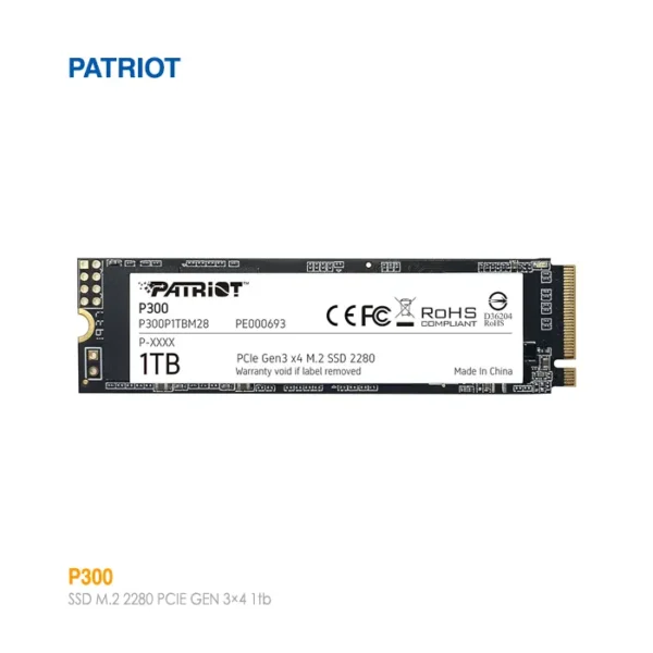 حافظه اس اس دی 1 ترابایت پاتریوت P300