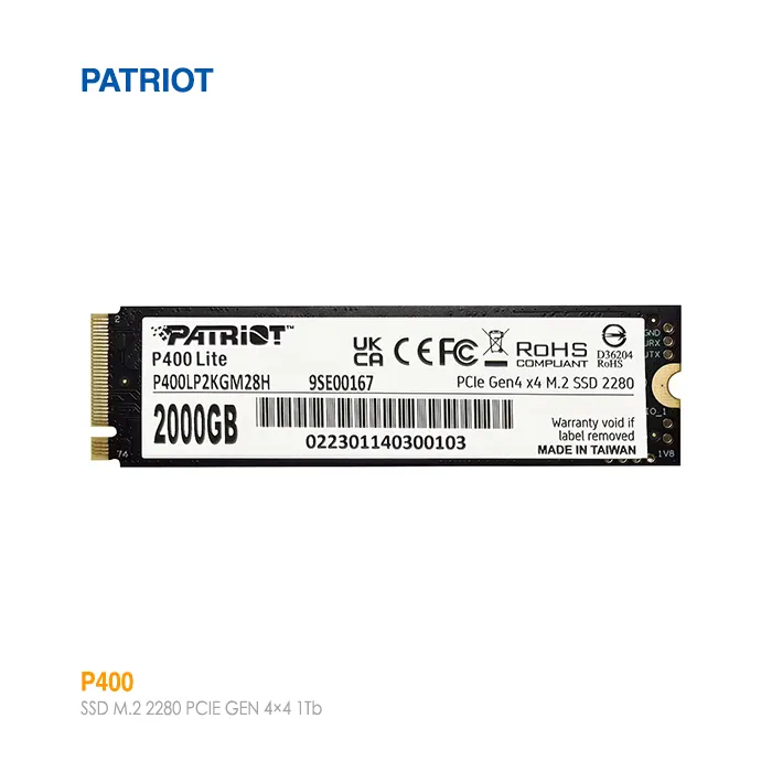حافظه اس اس دی 2 ترابایت پاتریوت P400 Lite حافظه اس اس دی 2 ترابایت پاتریوت P400 Lite