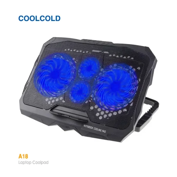پایه خنک کننده لپ تاپ گیمینگ A18 کول کلد