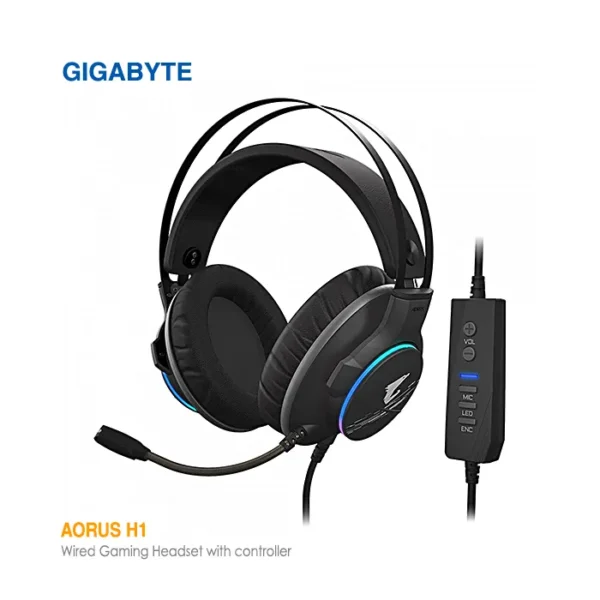 هدست با سیم گیمینگ گیگابایت AORUS H1