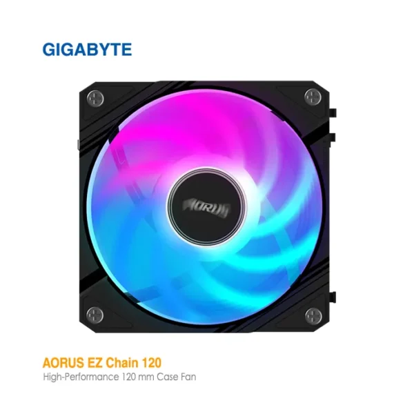 خنک کننده 120 میلی‌متری گیگابایت Ez Chain Fan120