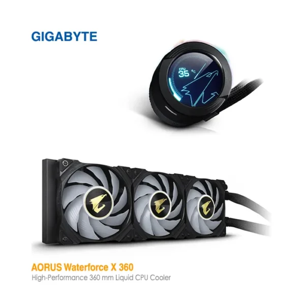 خنک‌کننده مایع گیگابایت AORUS Waterforce X 360