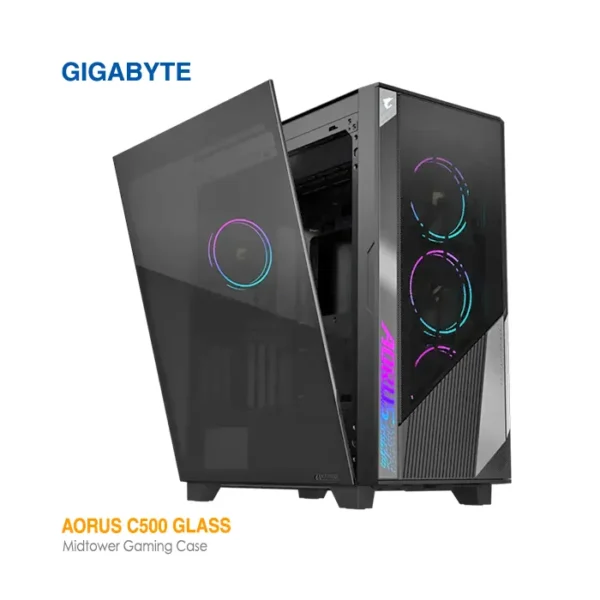 کیس گیمینگ گیگابایت AORUS C500 GLASS