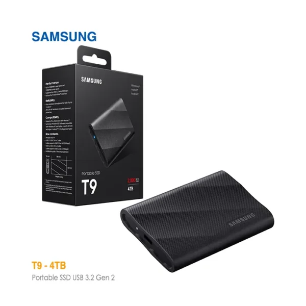 حافظه اس اس دی اکسترنال 4 ترابایت سامسونگ T9 USB3.2