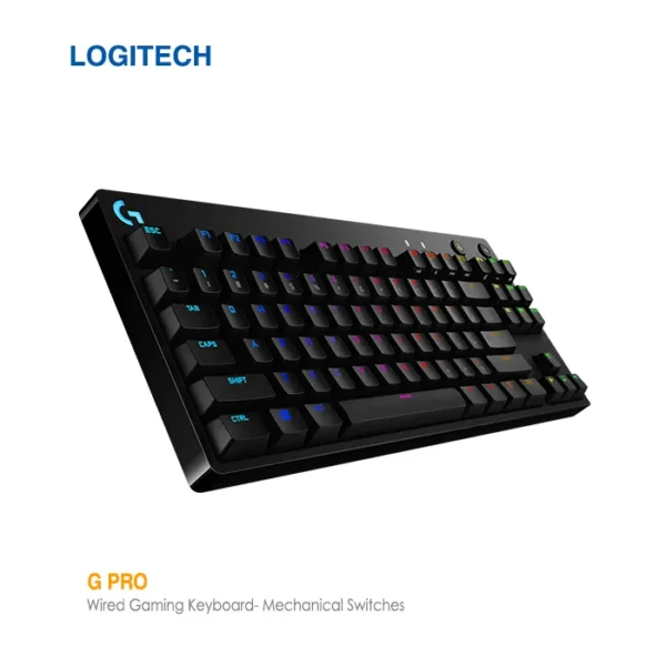 کیبورد گیمینگ با سیم لاجیتک G PRO TKL
