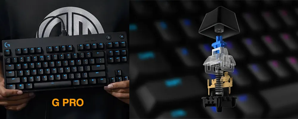 کیبورد گیمینگ با سیم لاجیتک G PRO TKL کیبورد گیمینگ با سیم لاجیتک G PRO TKL
